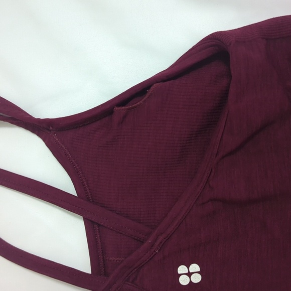 Sweaty Betty Namaska Yoga Seamless Vest Tank, Color Wine Size S - Picture 9 of 14